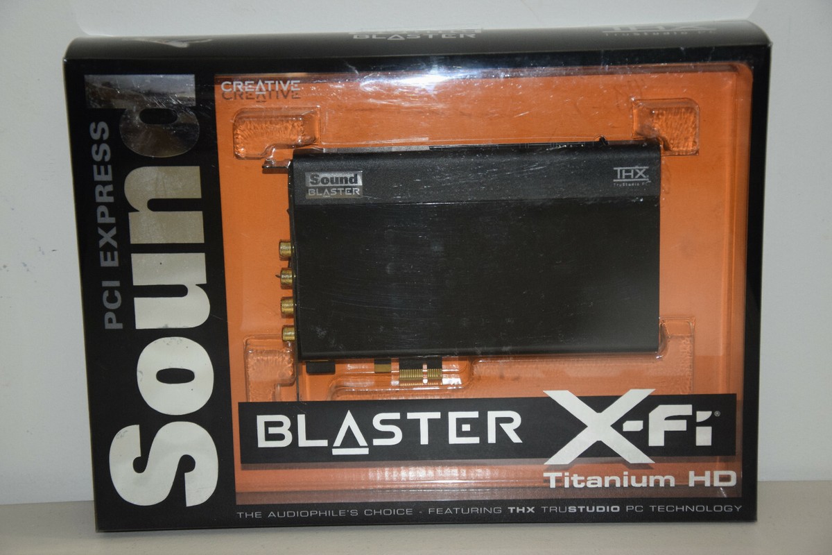 完動品】Sound Blaster 売れ筋 X-Fi Titanium HD セット 2025年最新