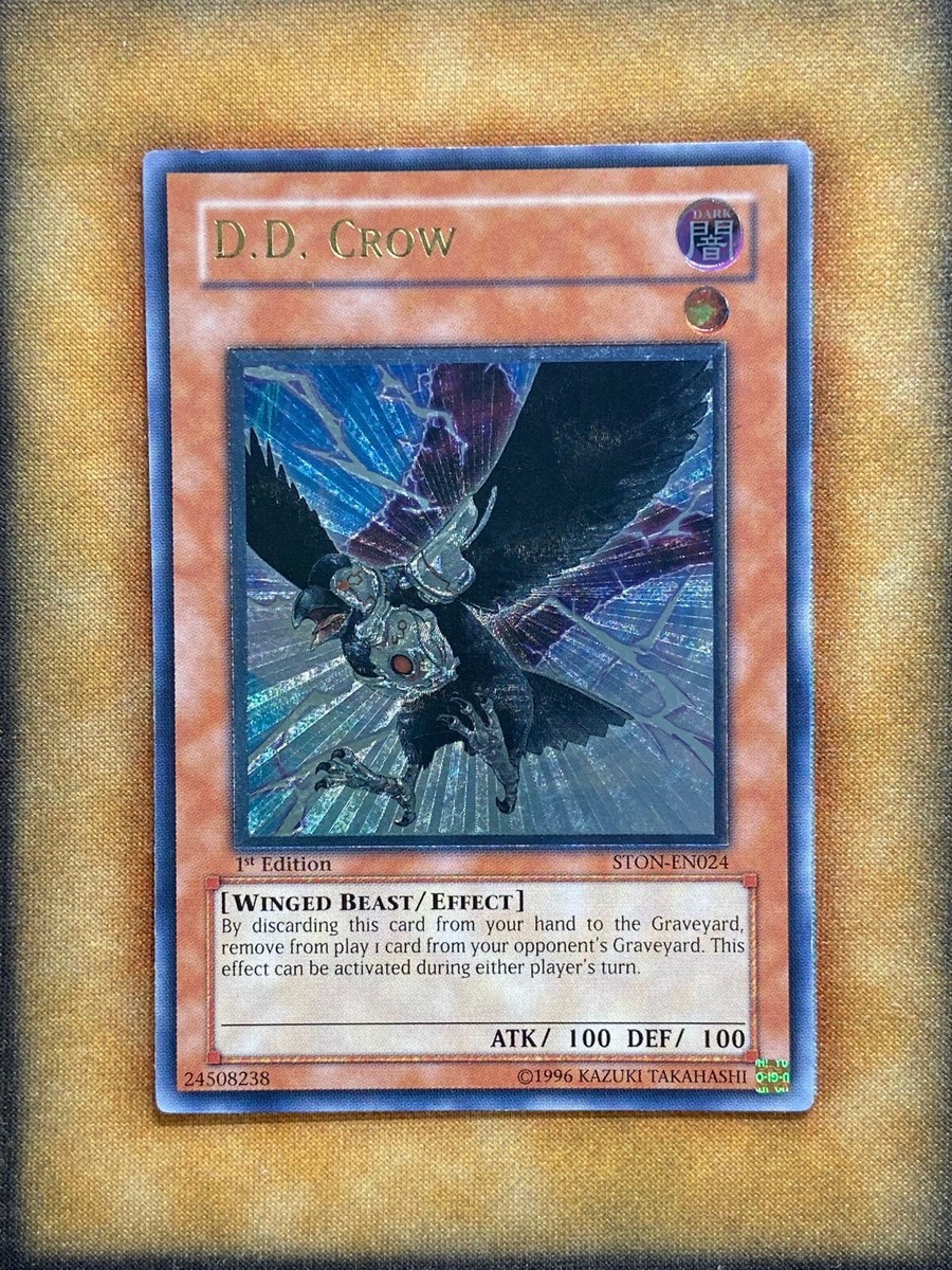 Yugioh D.D. Crow STON-EN024 Ultimate Rare 1st Ed NM | eBay