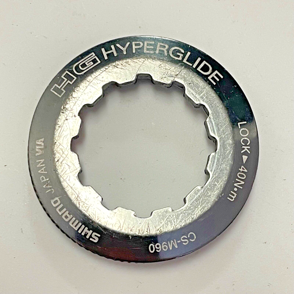 Shimano XTR CS-M960 9 Speed Cassette Locking Lock Ring HG