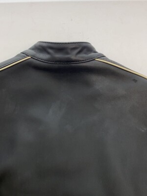 KADOYA Leather jacket Black Horse Riders Jacket Leather Black Size