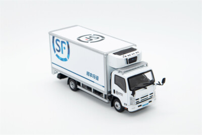 Tiny 1:64 ISUZU N Series SF Express Freezer Truck Diecast Model