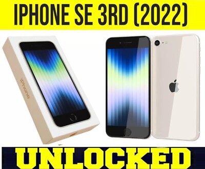 Apple iPhone SE 3rd Gen. - 64GB - Starlight (Unlocked) | eBay