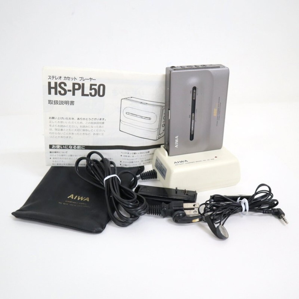 美品 AIWA アイワ ポータブルカセットプレーヤー CassetteBoy HS-PL50