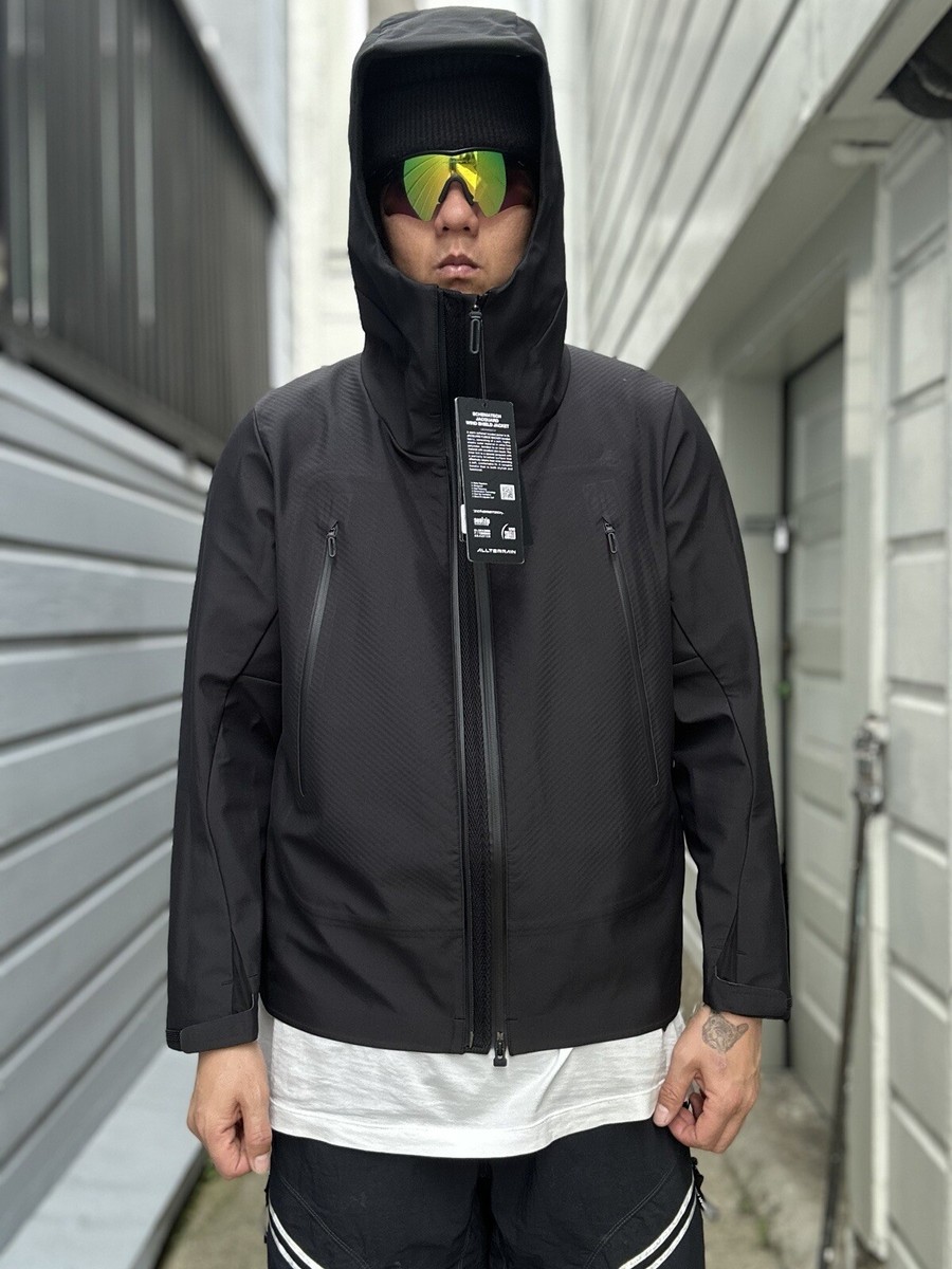 Descente All Terrain Schematech Jacquard Wind Shield Jacket Black