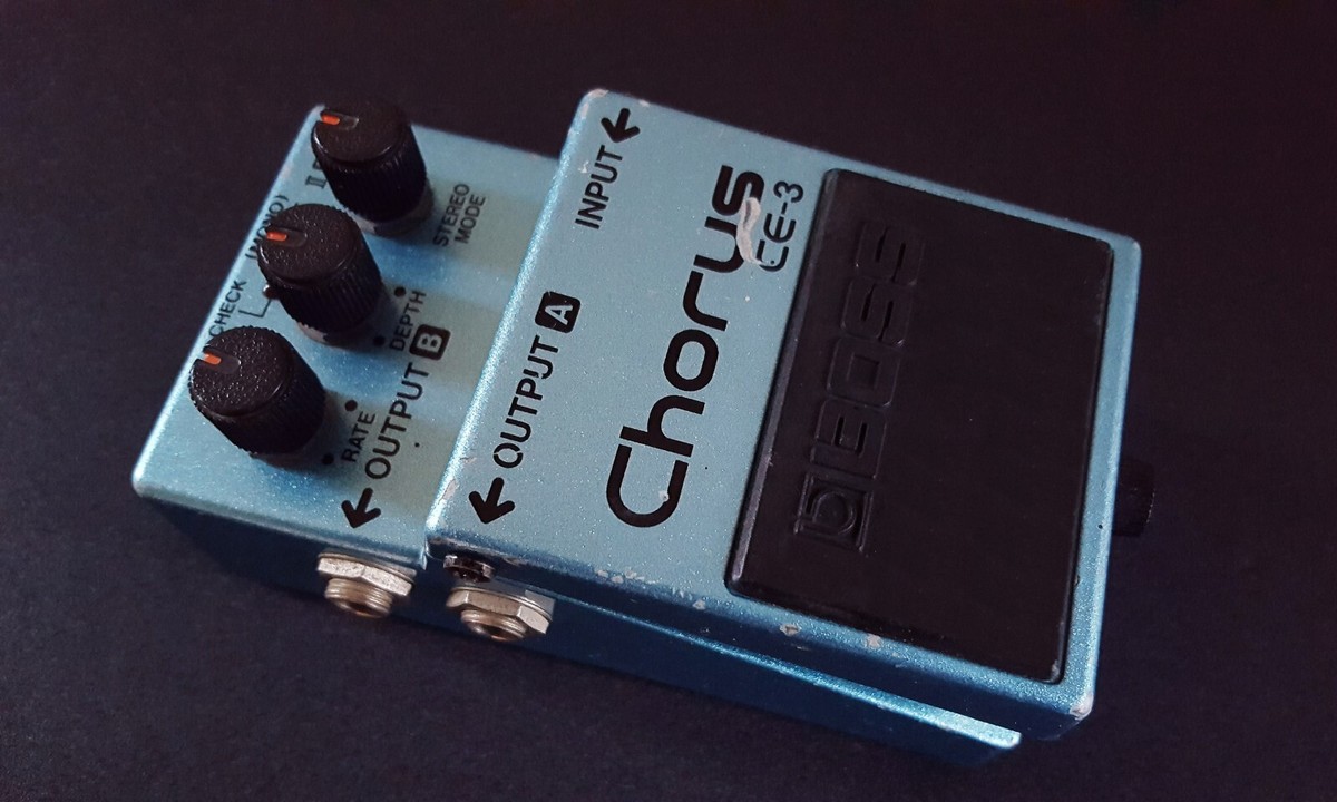 即決 BOSS 黒ラベル CE-3 Chorus 初期型 シンセノブ アナログ コーラス