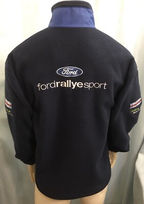 L Vintage FORD RALLYE SPORT Focus RS WRC Team Jacket COLIN McRAE