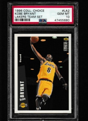 1996 Upper Deck Collectors Choice KOBE BRYANT Rookie, #LA2, PSA 10
