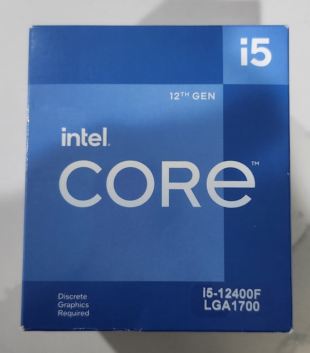 Intel Core i5-12400F Processor (4.4 GHz, 6 Cores, LGA 1700) Box