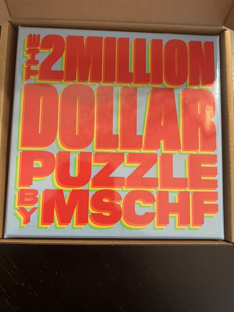 米国販売限定】MSCHF 2MILLION オファー DOLLAR PUZZLE 米国販売限定
