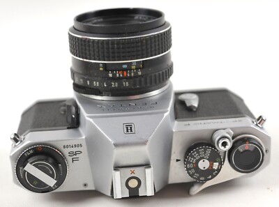 Asahi Pentax Spotmatic F Chrome 35mm Film SLR /w SMC Takumar 55mm