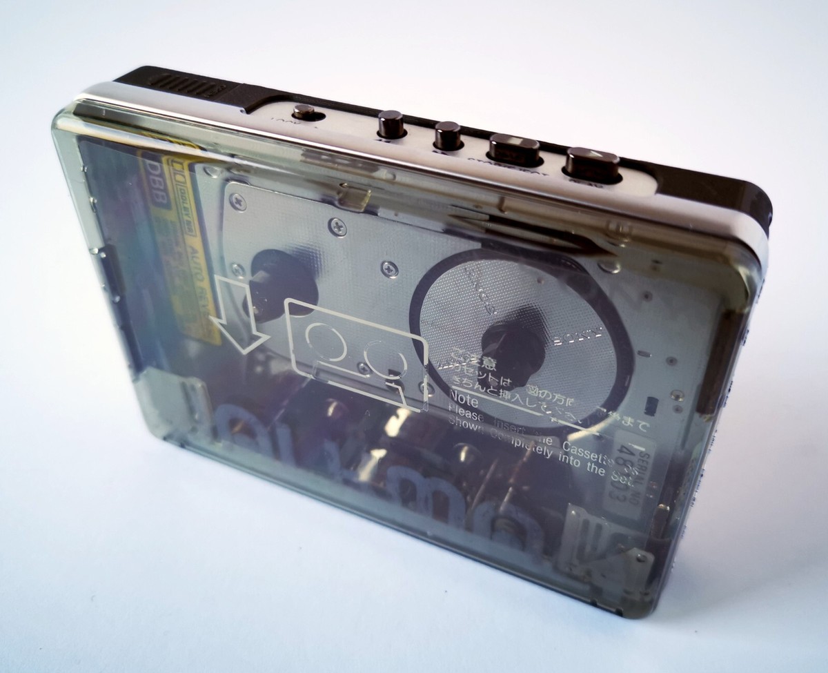 整備済動作 WM-504ウォークマンwlakmanバッテリーケースヘッドホン