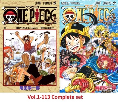 ONE PIECE Comic Manga vol.1-113 Book set Shueisha Eiichiro Oda