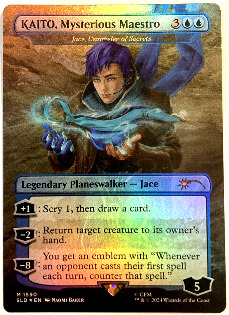 MTG KAITO, Mysterious Maestro Jace, Unraveler of Secrets FOIL