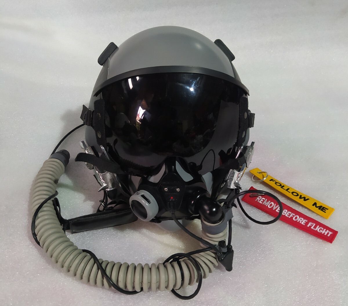 HGU-55 AVIATOR FIGHTER PILOT HELMET+OXYGEN MASK MBU-20 (REPLICA) +