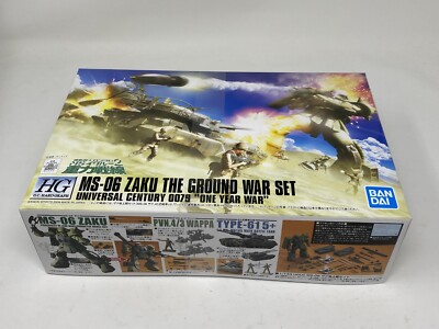 Bandai 1/144 HGUC MS IGLOO MS-06 Zaku The Ground War Set Plastic
