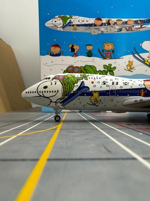 美品 1/200 全日空 スヌーピー 747-200 JA8139 飛行機 美品 1/200
