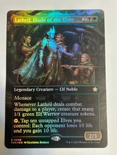 Lathril, Blade of the Elves (Borderless) (Mana Foil) Foundations