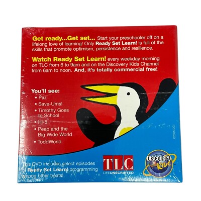 Ready Set Watch! DVD TLC Ready Set Learn Paz Save-Ums ToddWorld HI