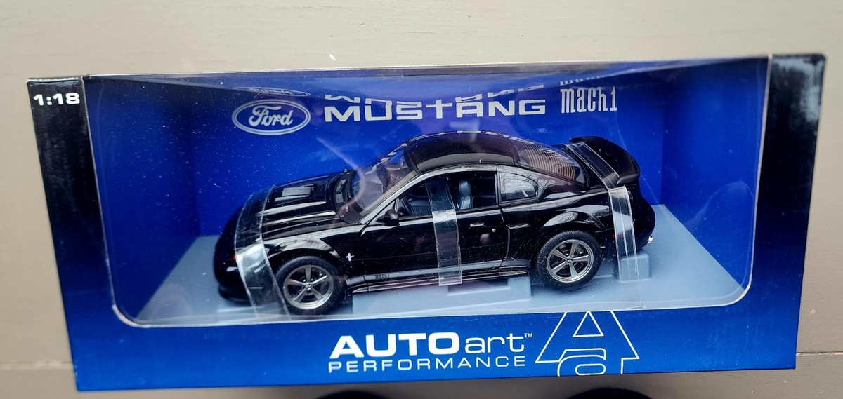 1/18 Autoart 2003 Ford Mustang Mach 1 Rare Black New In Box | eBay