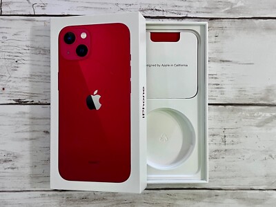 Apple iPhone 13 (PRODUCT) RED - 128GB EMPTY BOX Brand New | eBay