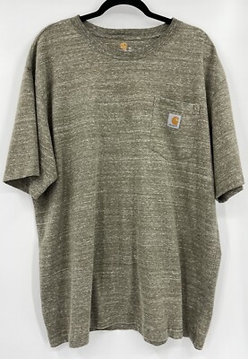 Carhartt Mens XL Pocket T-Shirt Original Fit Short Sleeve K87-G52