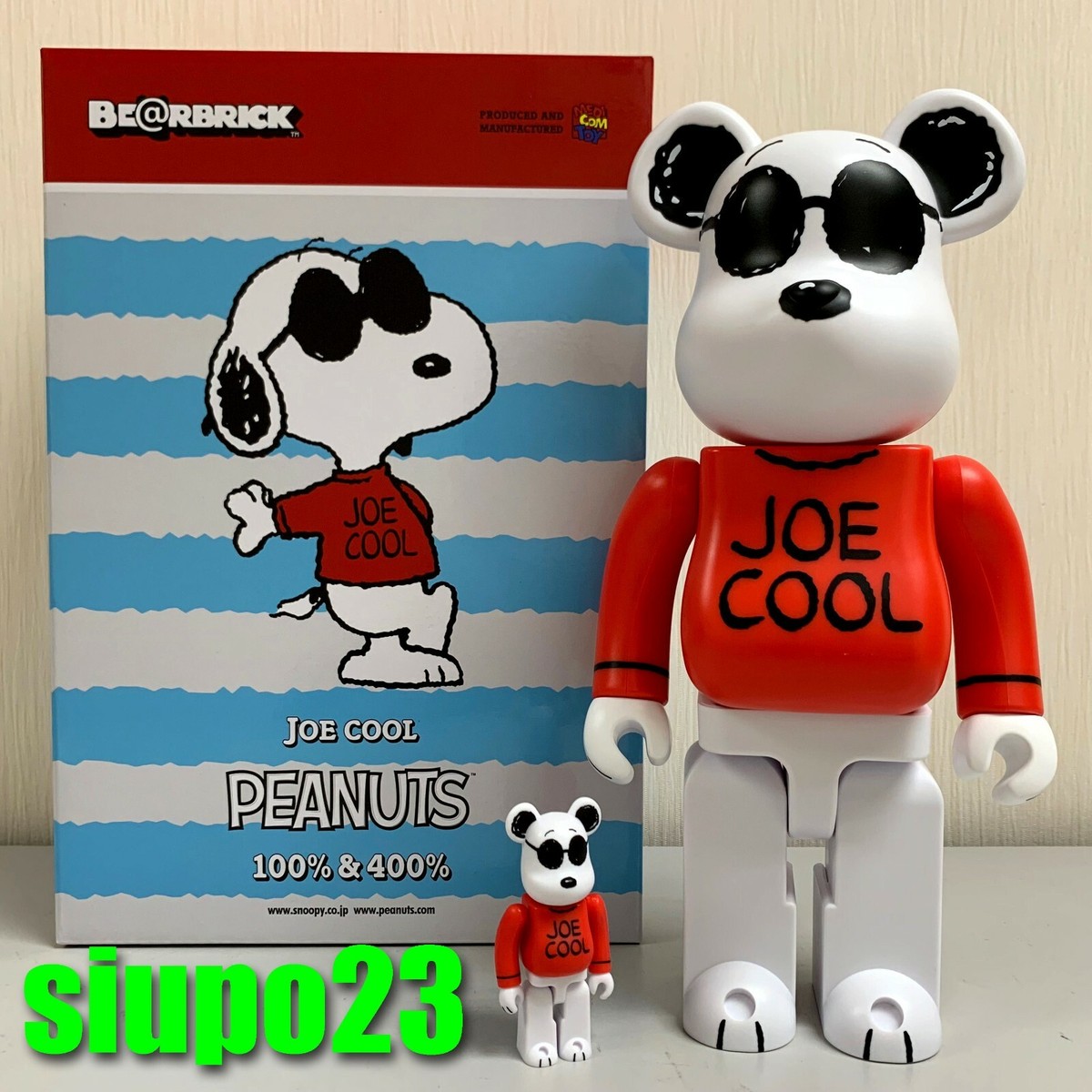 ☆BE@RBRICK JOE COOL PEANUTS 100%＆400%☆ NIKE LUNAR FORCE 1 100