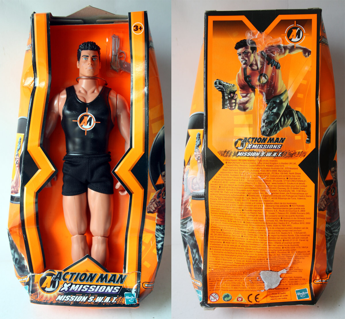 VERY RARE 2004 ACTION MAN X MISSIONS MISSION S.W.A.T. SWAT FIGURE