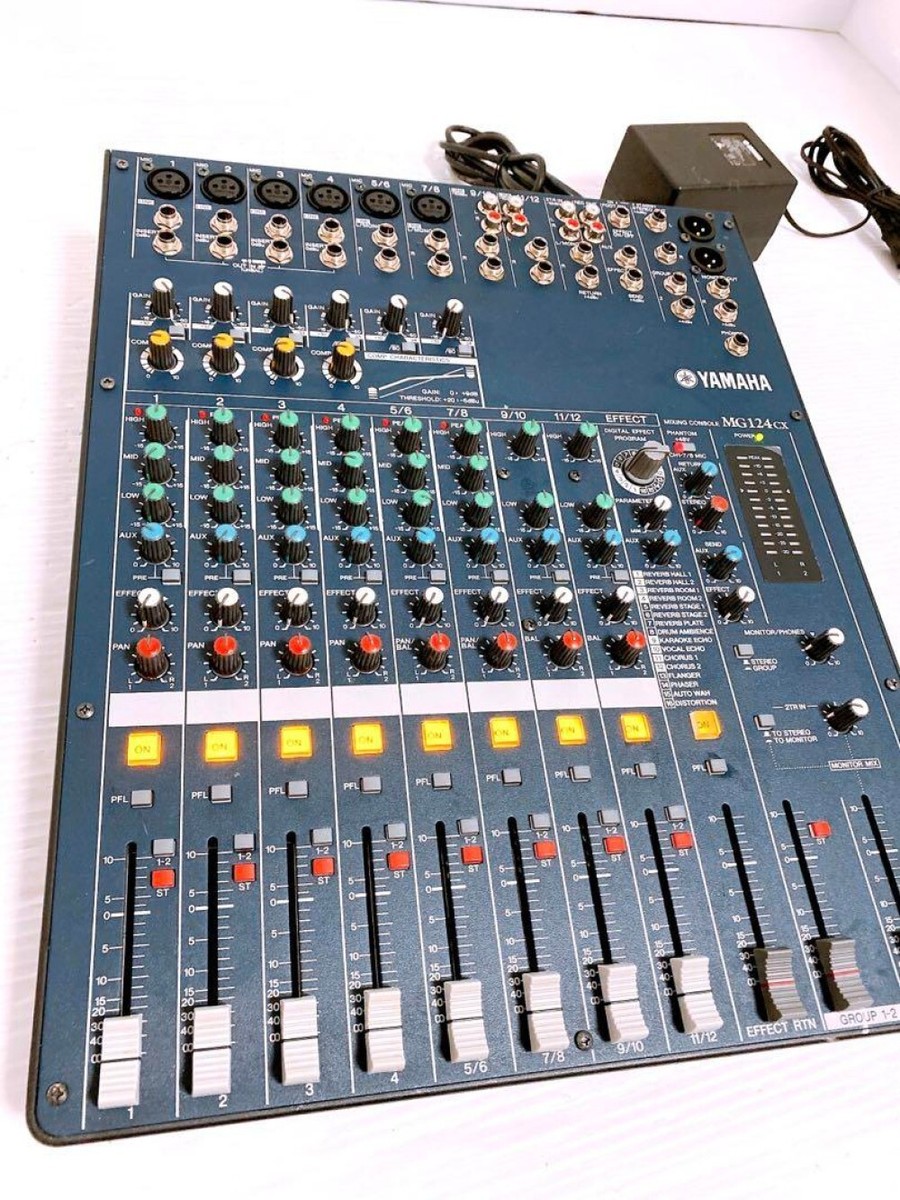 Yamaha MG124CX 12 Channel Stereo Mixer Mixing Console | eBay