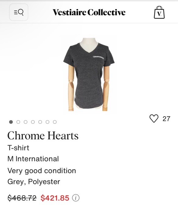 chrome hearts V Neck Shirt Perfect Condition | eBay