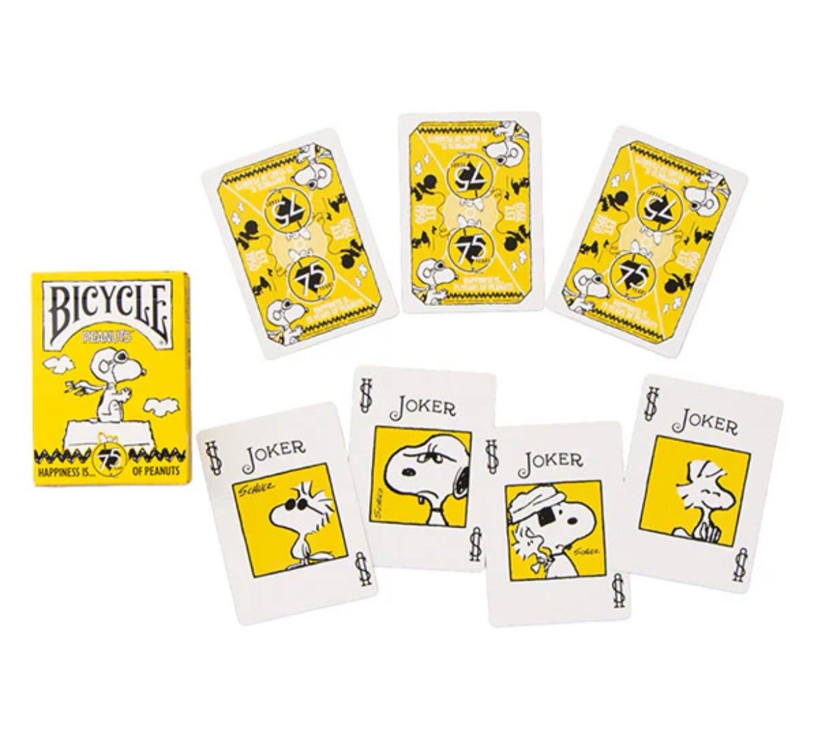 Bicycle PEANUTS Playing Cards SNOOPY 75th Anniversary , 2025