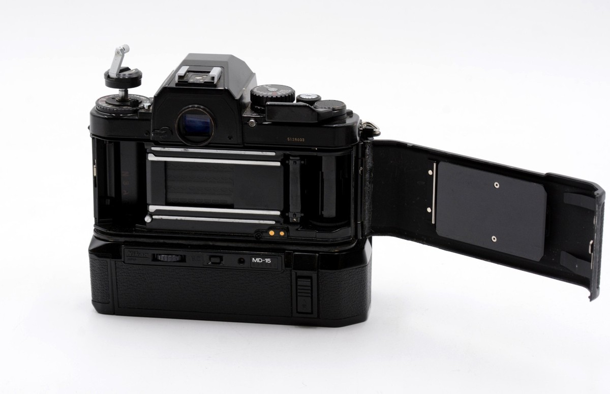 Nikon FA MD-15 ブラック 美品 ファインダーOK 内部液晶 X Nikon FA MD-15