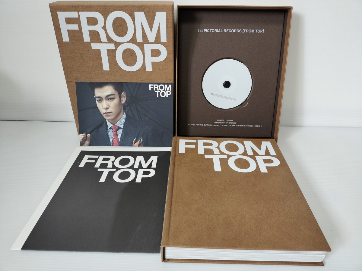 新品 BIGBANG FROM TOP 1ST PICTORIALRECORDS BIGBANG T.O.P 1st
