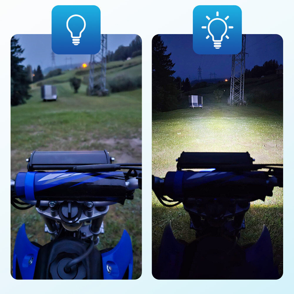 LED Headlight Light Bar Lighting Kit For Yamaha TTR125 TTR230
