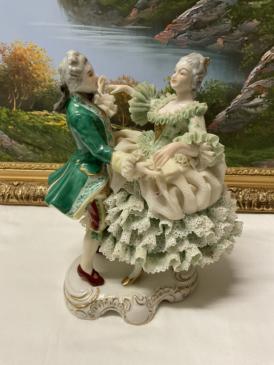 Irish IRISH DRESDEN アイリッシュドレスデン 陶器製 レース人形