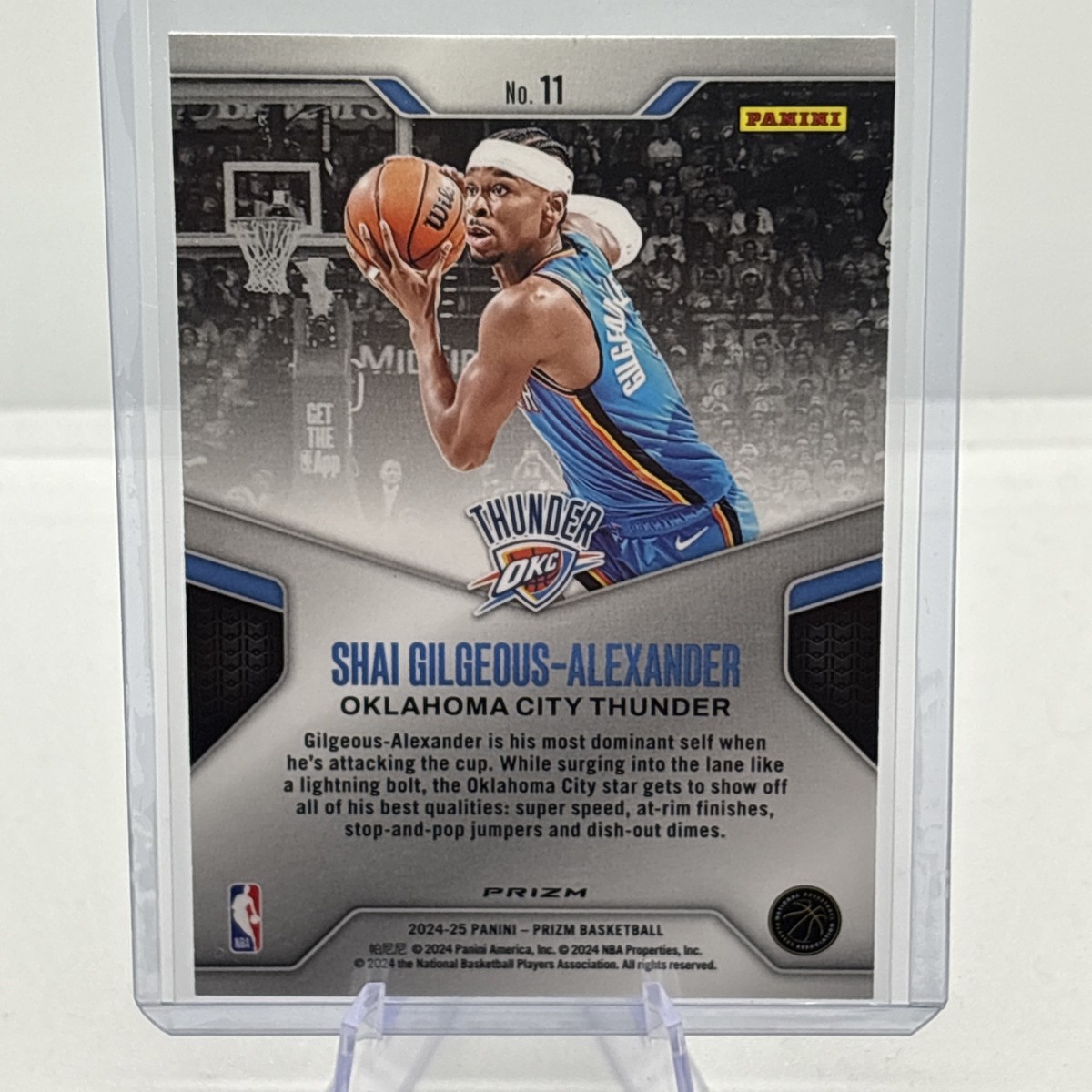 2024-25 Panini Prizm SHAI GILGEOUS ALEXANDER DOMINANCE SILVER