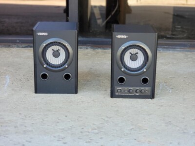 Edirol MA-7A Stereo Micro Monitor Speakers Black Excellent | eBay