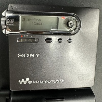 SONY MZ-N10 NET MD WALKMAN Gray Fully Tested Main unit only | eBay
