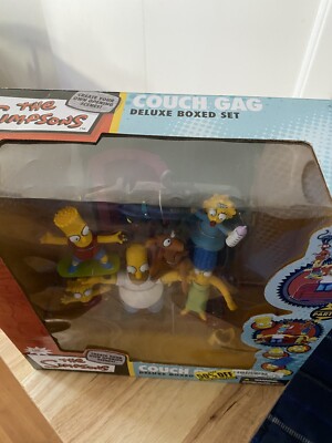 McFarlane Toys The Simpsons Deluxe Boxed Set Family Couch Gag