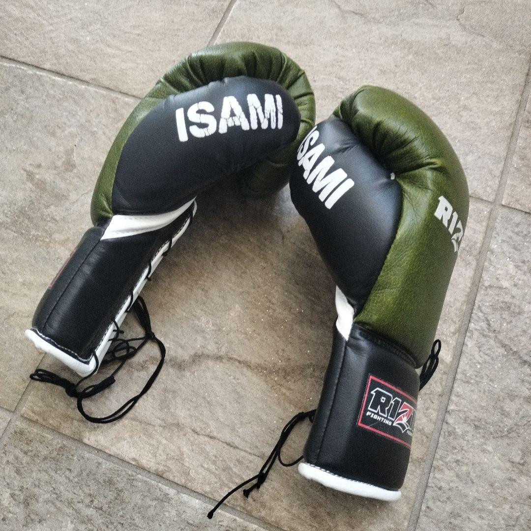ISAMI RIZIN グローブ Lサイズ オリーブグリーン 人気商品‼️ RIZIN