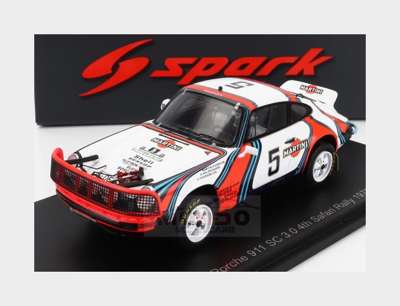 1:43 SPARK Porsche 911 Sc 3.0 Martini #5 Rally East African Safari