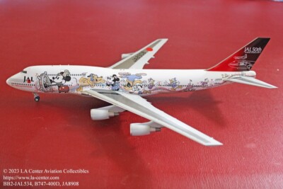 Blue Box Japan Airlines Boeing 747-400 Tokyo Disney Color Diecast