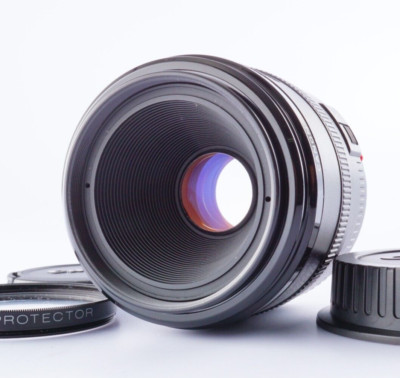 EX+++++ Canon EF 50mm F/2.5 Compact Macro AF Lens w/ Filter From