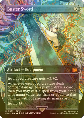 バスターソード 英語版foil バスターソード foil 英語版 MTG FOIL