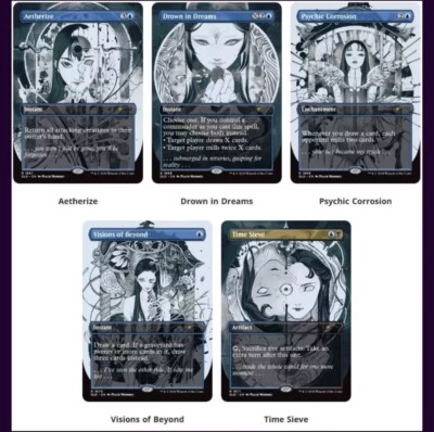 MTG Secret Lair Peach Momoko Foil 桃桃子 Magic the Gathering MTG