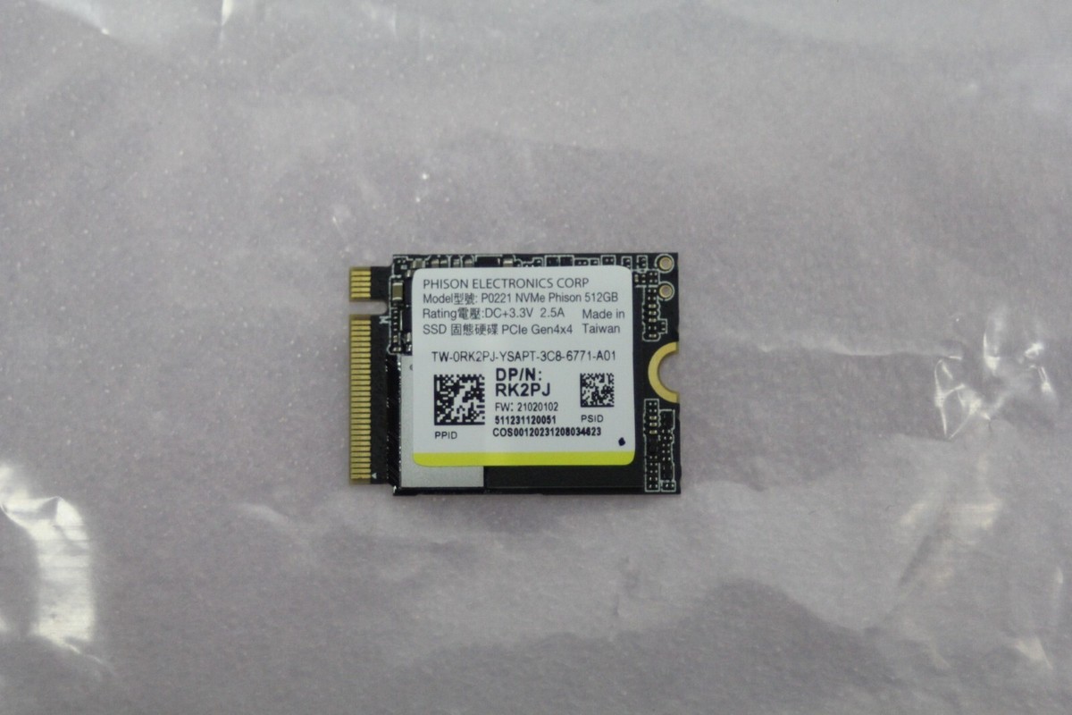 PHISON - 512GB - M.2 2230 PCIe Gen4 x4 NVMe SSD - P0221 | eBay