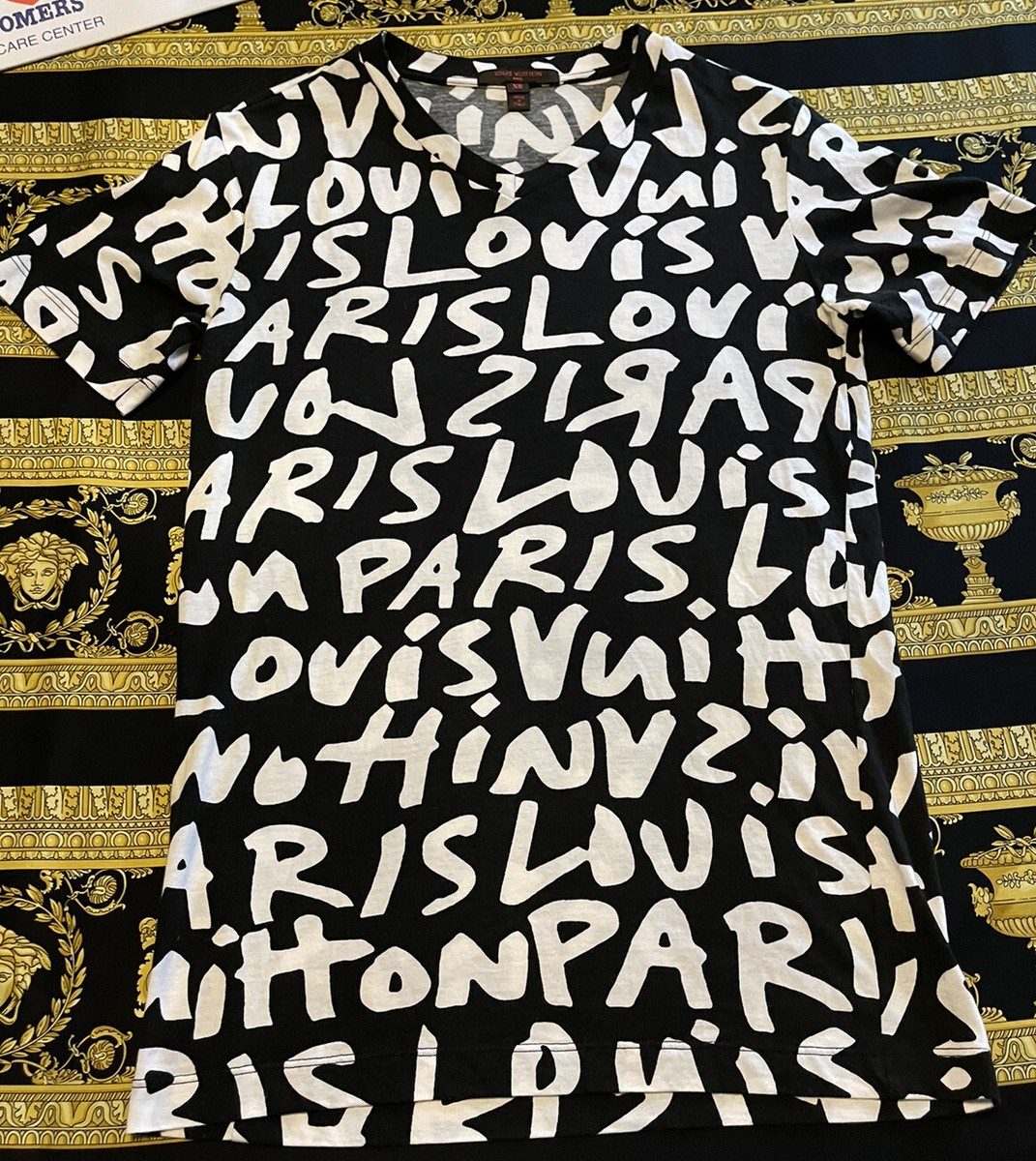 100% AUTHENTIC LOUIS VUITTON STEPHEN SPROUSE GRAFFITI T SHIRT SIZE