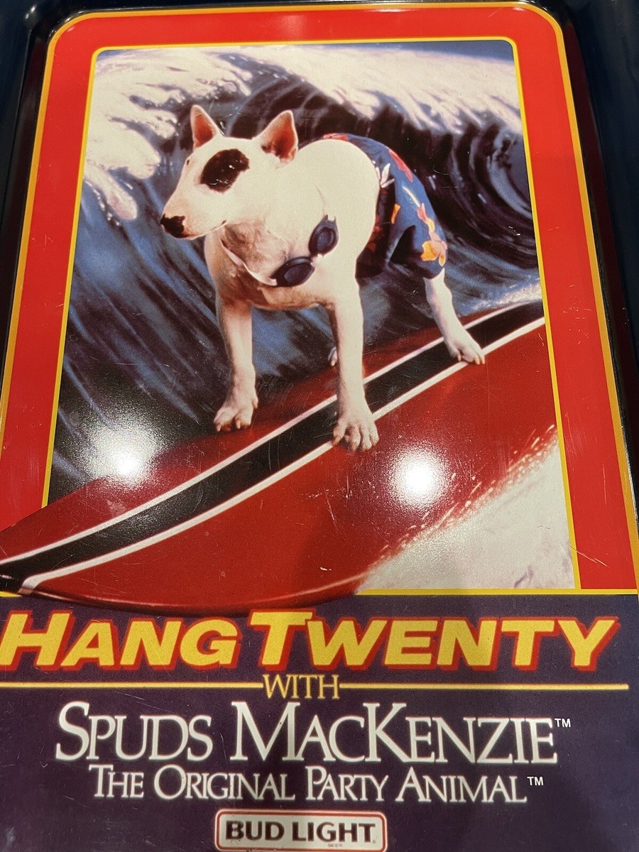 Rare80s Spuds Mackenzie BUDLIGHTフレームパネル Rare80s Spuds