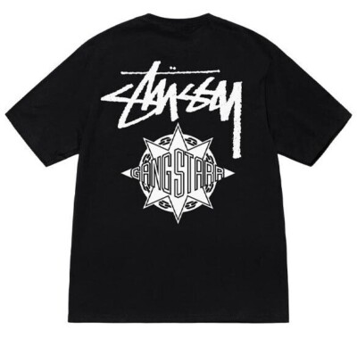 Stussy x Gang Starr Take It Personal Tee T-shirts Black White Size