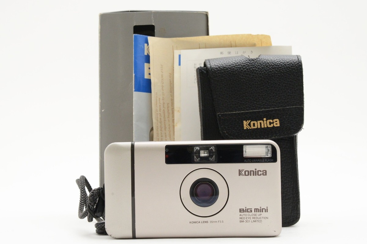 Konica Big mini BM-301 Limited 35mm Point & Shoot Silver [Exc