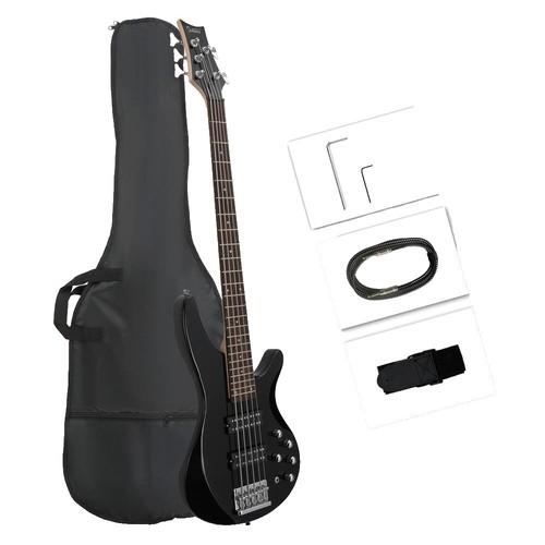 Greco PXB 5 Strings Bass See-through black Electric Bass Guitar